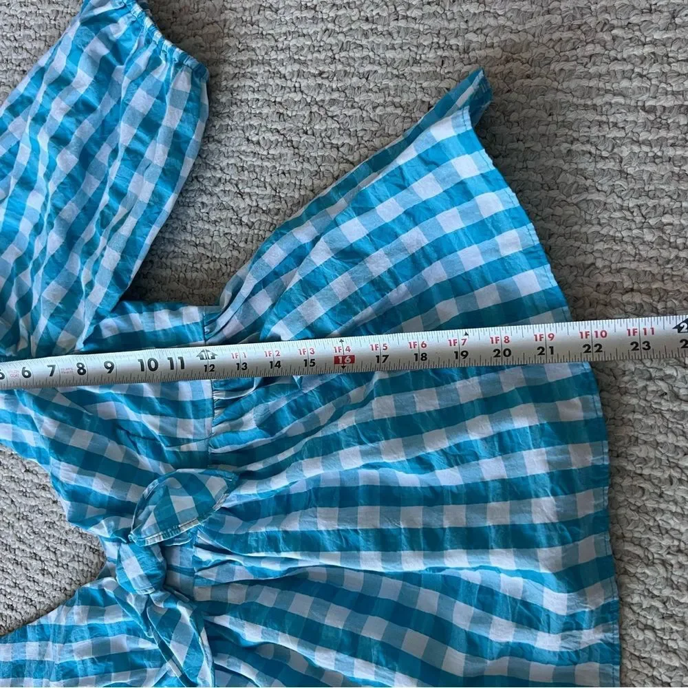 NWT Lilly Pulitzer Sarafina Gingham Babydoll Top